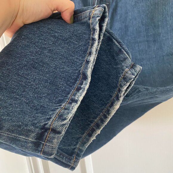 EVERLANE The Rigid Way High Straight Leg Jean in Rich Indigo Sz 28 - Picture 8 of 11